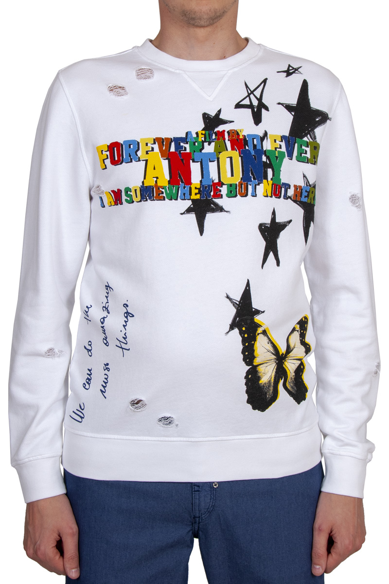 

Свитшот Antony Morato XXL Белый (FL00403FA150083 1000-XXL)