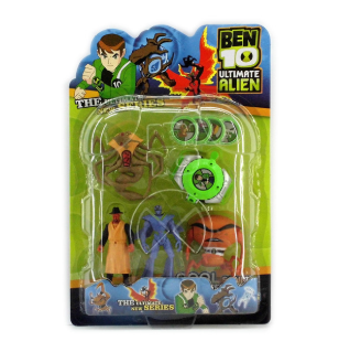 

Набор из четырех героев Бен Тен с часами Ben 10 и боевыми дисками