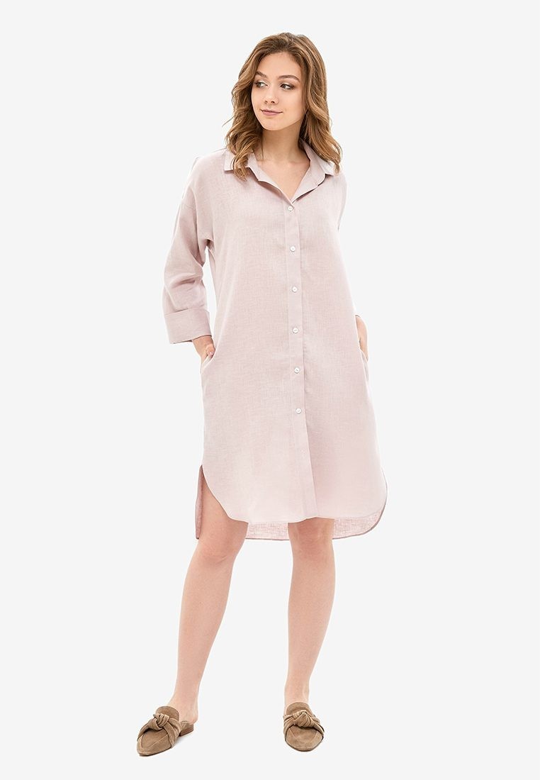 

Рубашка LinenLove XXL Нежно-розовая (Н5-2-XXL)