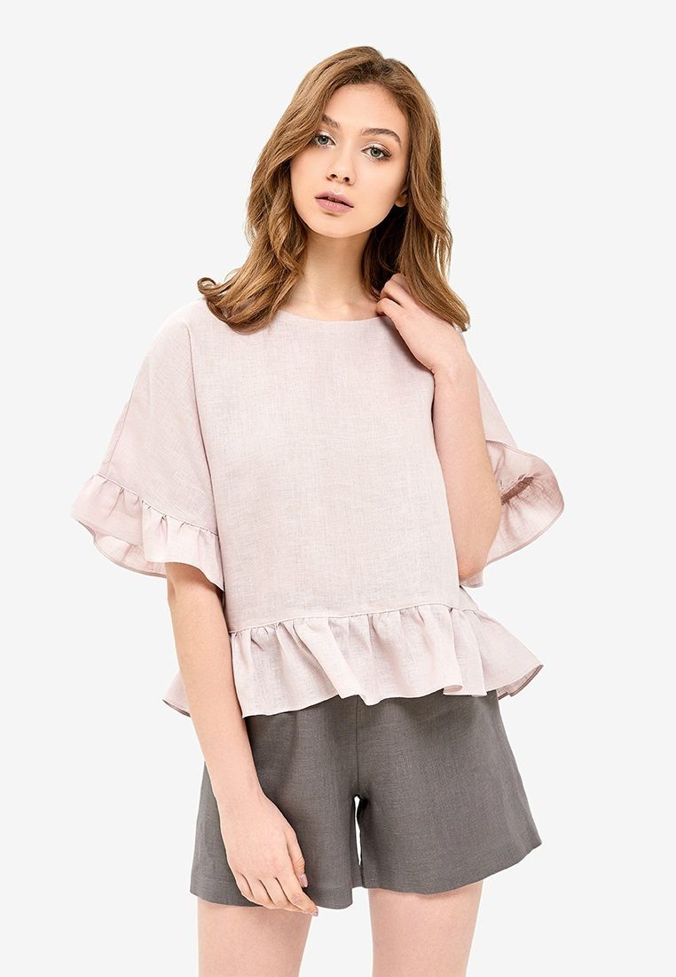 

Топ LinenLove с рюшами XXL Нежно-розовый (Н4-2-XXL)