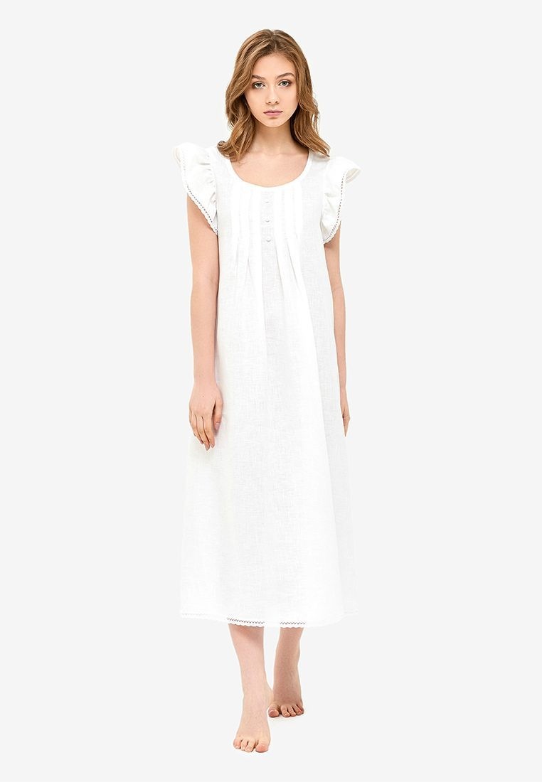

Ночная рубашка LinenLove XXL Белая (Н2-1-XXL)
