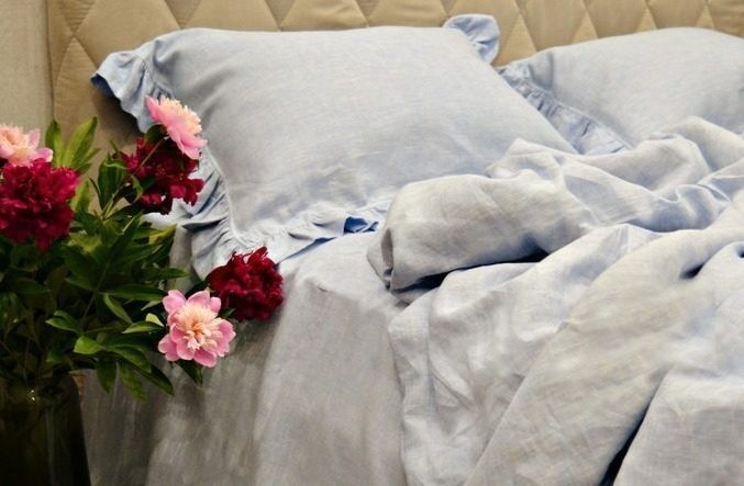 

Комплект постельного белья LinenLove French Vintage Melange Blue 140х200 см Голубой (k_fv_4_1,5)