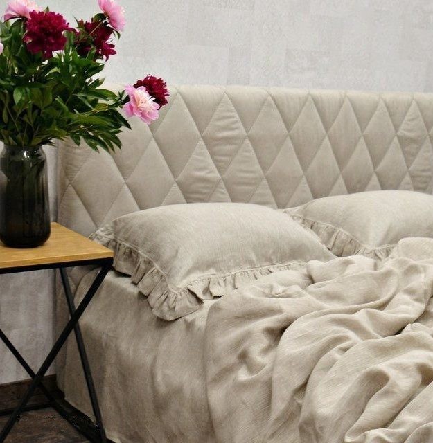 

Комплект постельного белья LinenLove French Vintage Natural 140х200 см Бежевый (k_b_5_1,5)