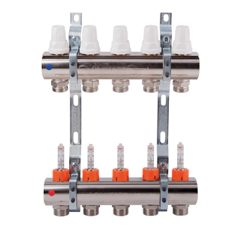 

Коллектор с расходомером 1"*4 № К013 5269 (CM)
