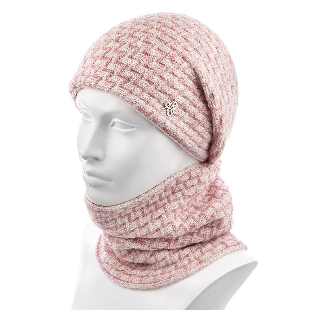 

Комплект Шапка + Снуд Розовый Atrics WK-628 (ATR-51417)