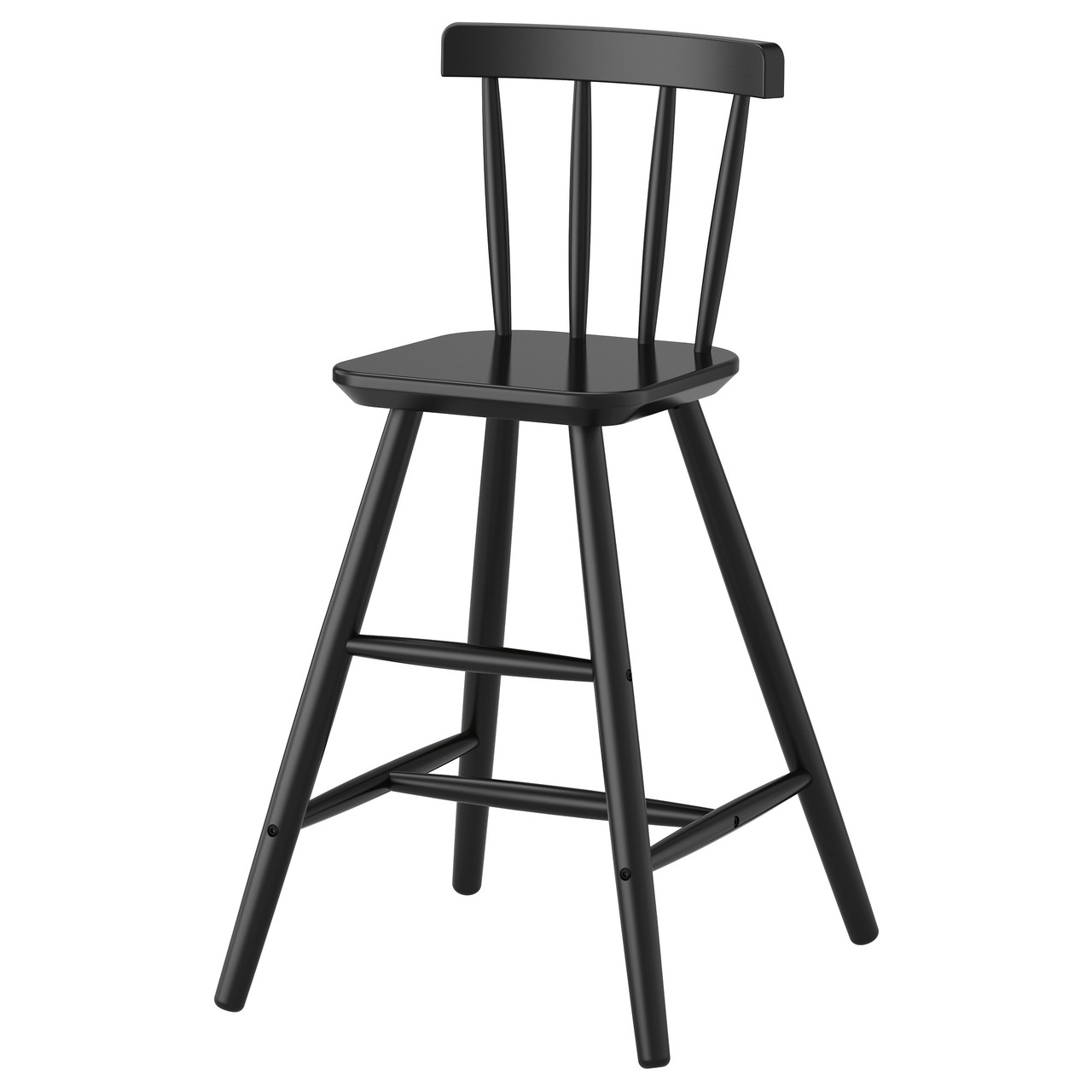 

Детский стул IKEA (ИКЕА) AGAM черный (702.535.41)