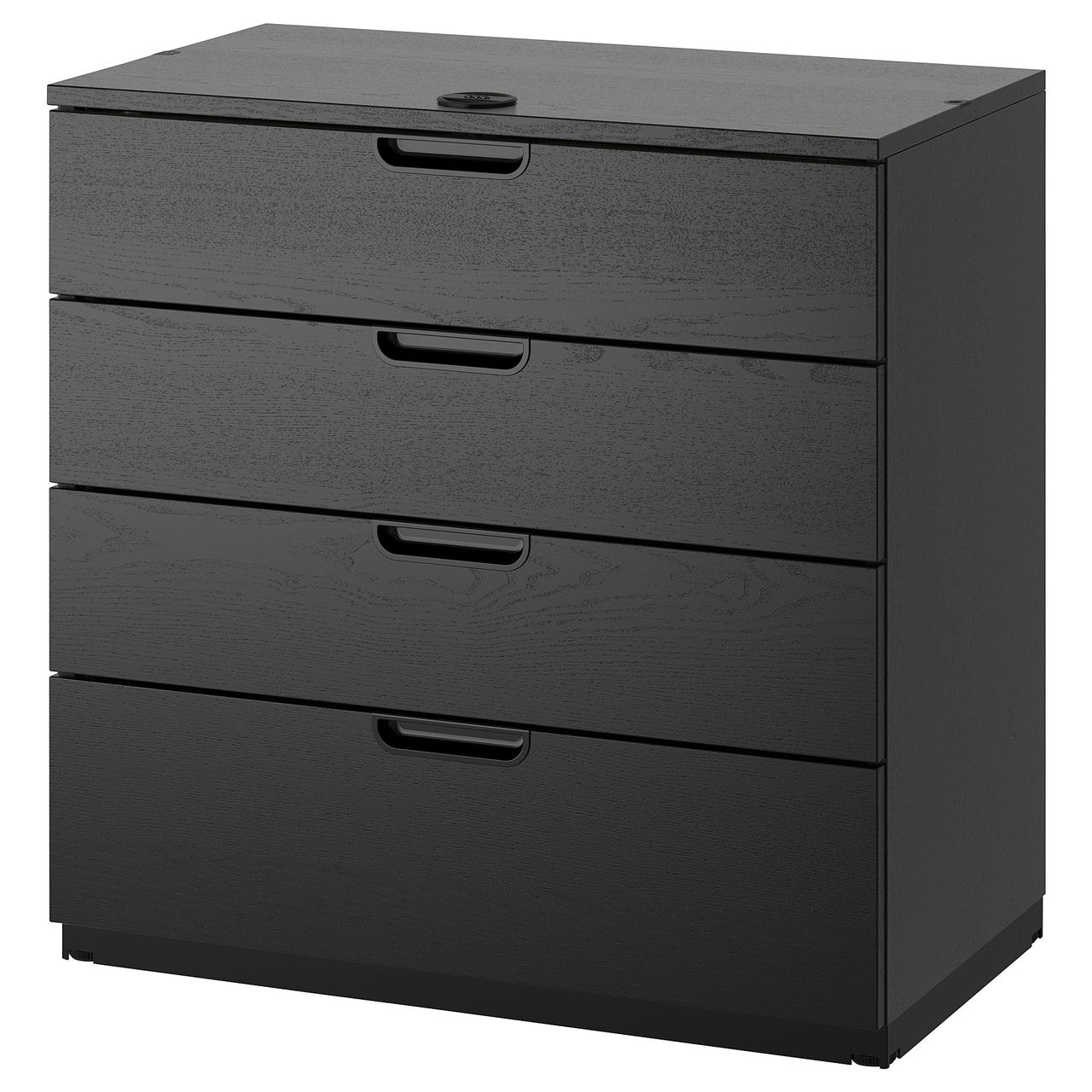 

Тумба для документов IKEA (ИКЕА) GALANT 80x80см черная (303.651.59)