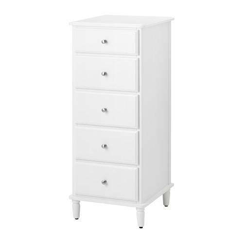 

Комод с 5 ящиками IKEA (ИКЕА) TYSSEDAL 47x118см белый (203.913.28)