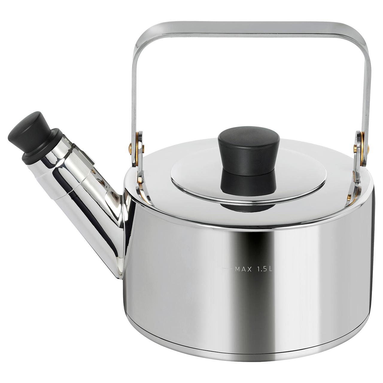 

Чайник из нержавеющей стали IKEA (ИКЕА) METALLISK 1.5 л (403.602.22)