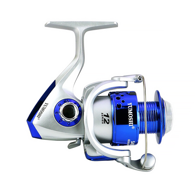 

Катушка безынерционная для спиннинга yumoshi SA 4000 Silver-Blue