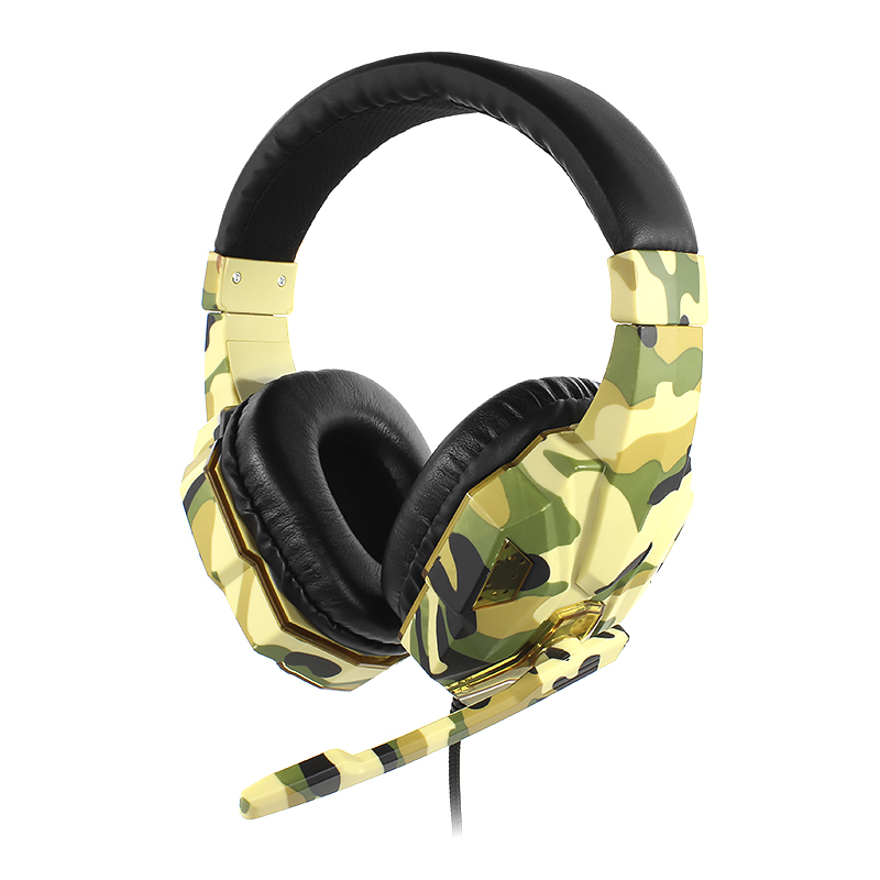 

Проводная гарнитура SOYTO SY830MV Camouflage Yellow наушники с микрофоном