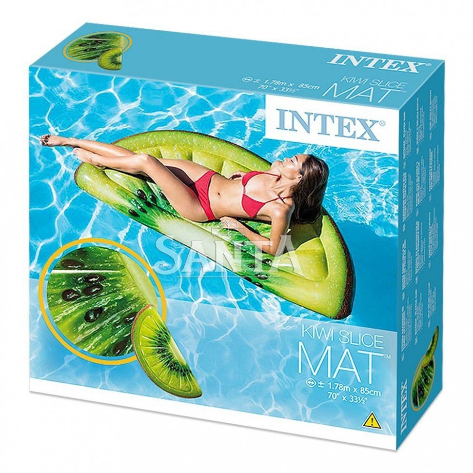 

Матрас надувной Intex Киви (Kiwi Slice) арт.58764. Отлично подходит для отдыха на море, в бассейне