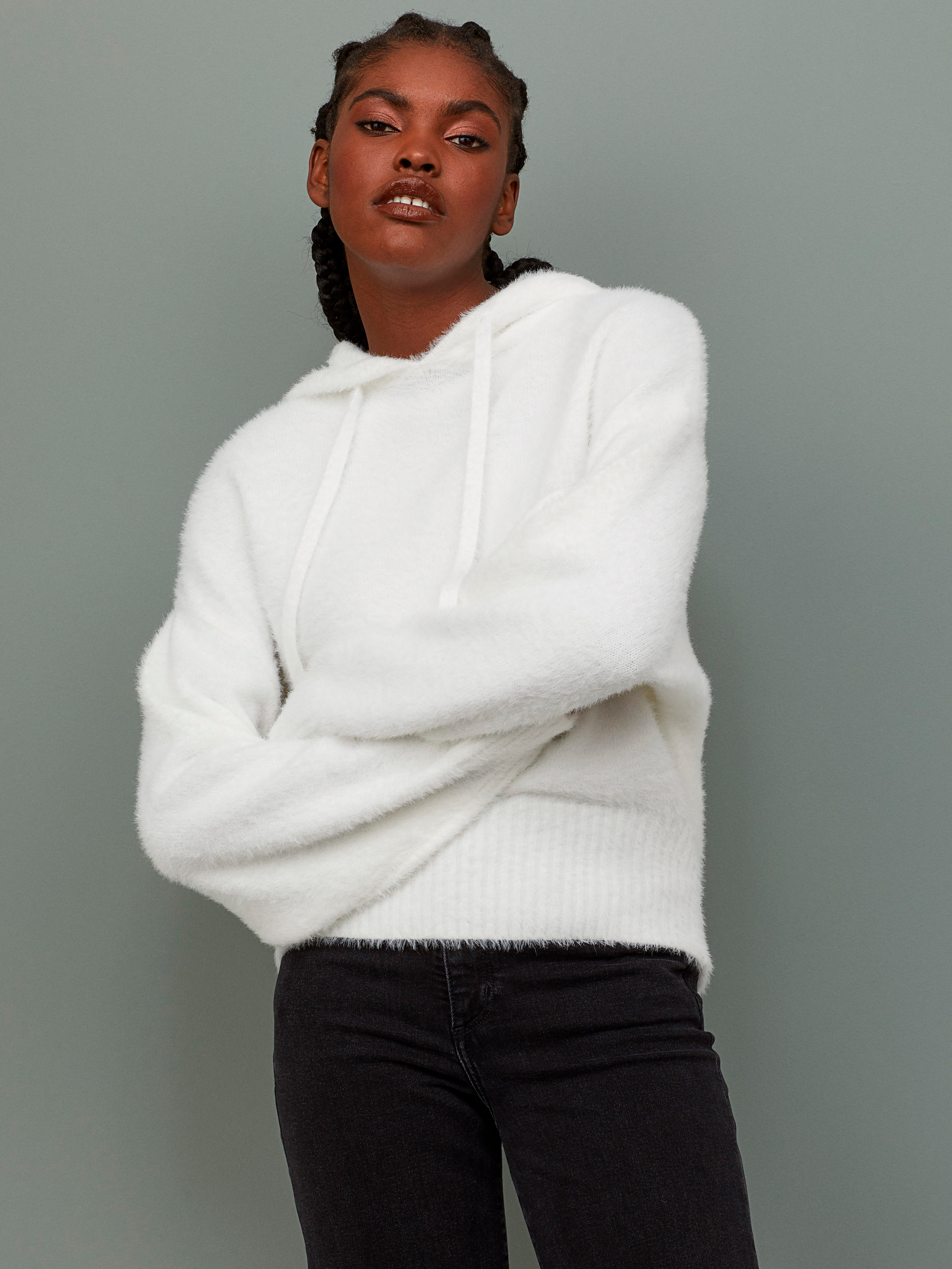 

Худи H&M 0834442-0 M Белое