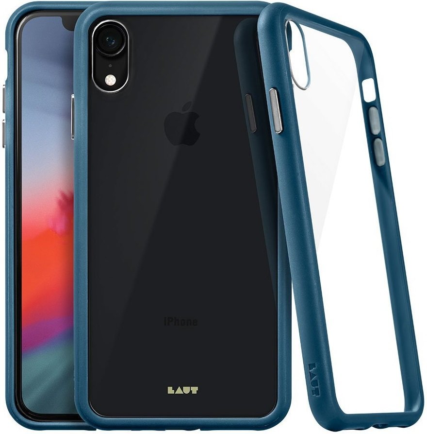 

Чехол LAUT Accents Petrol Blue (LAUT_IP18-M_AC_BL) for iPhone Xr синий