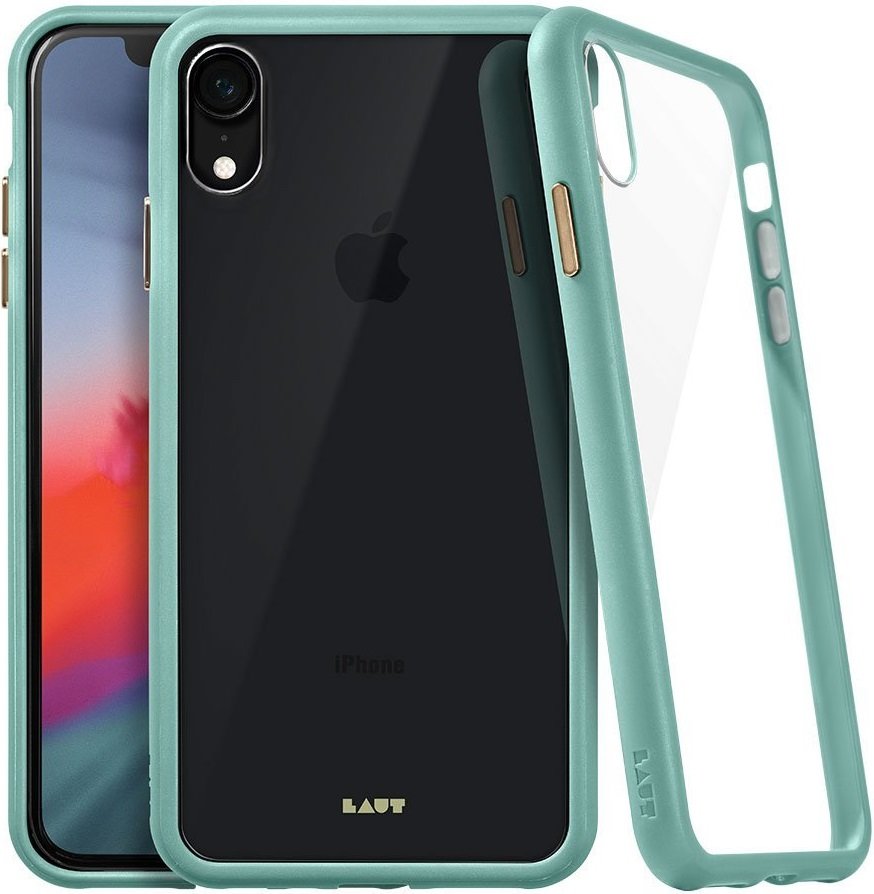 

Чехол LAUT Accents Mint (LAUT_IP18-M_AC_MT) for iPhone Xr зеленый