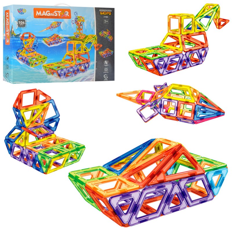 

Магнитный конструктор Limo toy водный транспорт 104 детали (LT1004 )