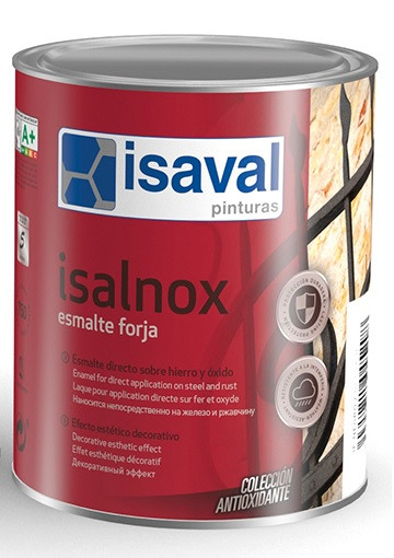 

Антикорозійна емаль для металу з ефектом ковки ISAVAL Forja Срібно-сіра 0.75 л