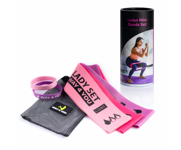 

Набор фитнес резинок Way4You Lady's Set (3 шт в наборе) (44410)