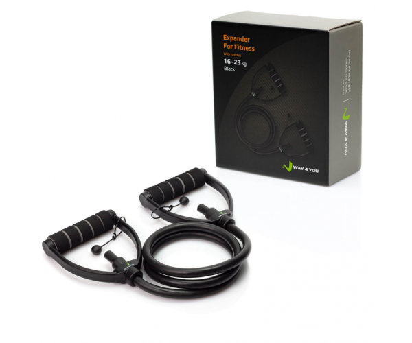 

Универсальный эспандер с ручками Way4You Черный - 16-23кг (44415)