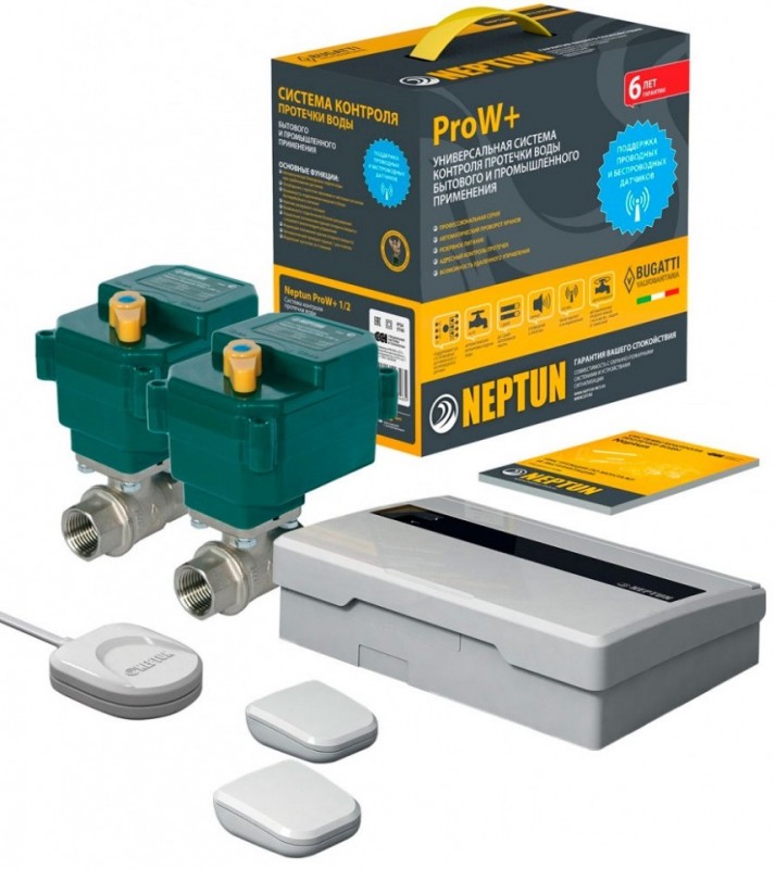 

Защита от протечек (потопа) Neptun Bugatti ProW+ 1/2
