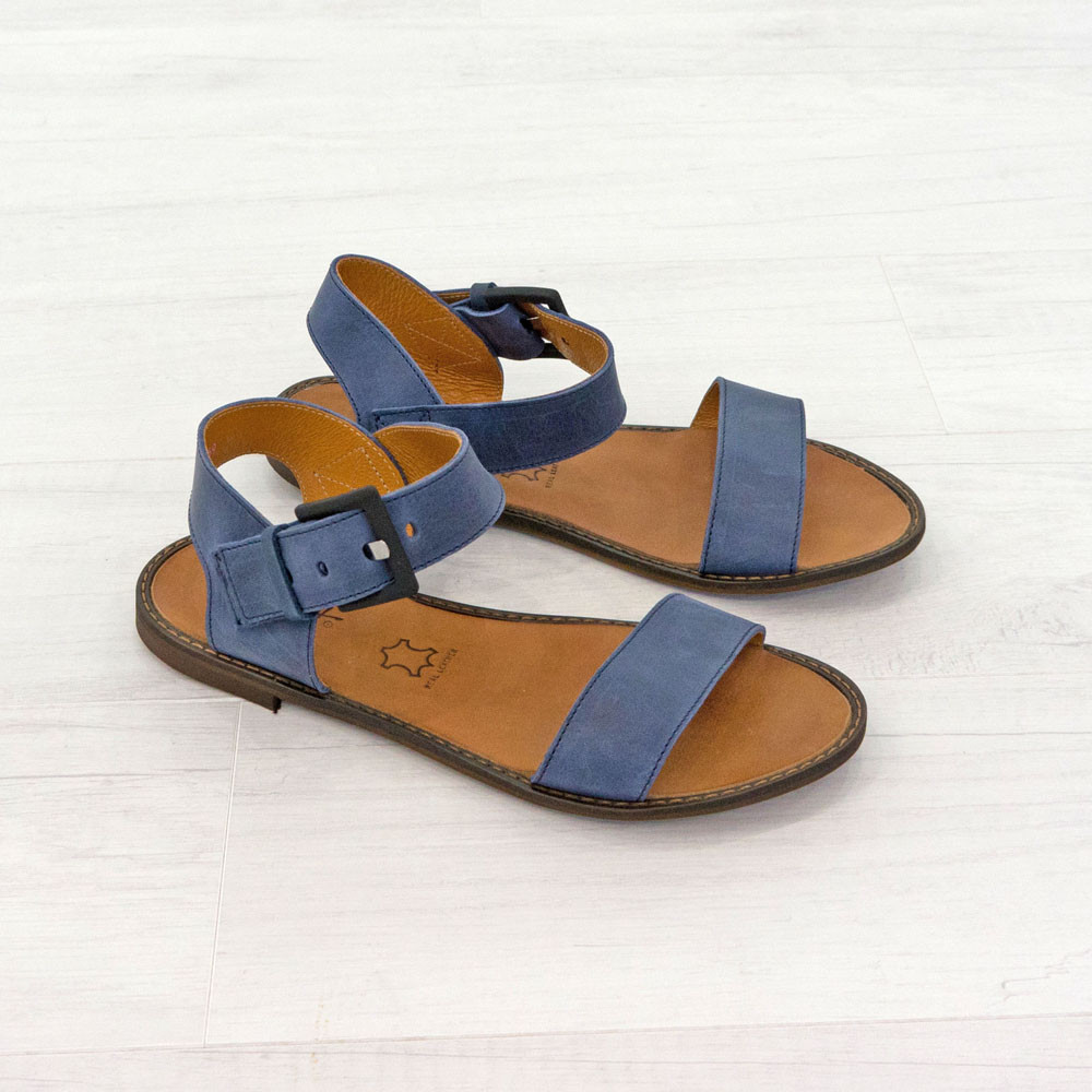 

Босоножки Woman's heel 38 синие (О-794)
