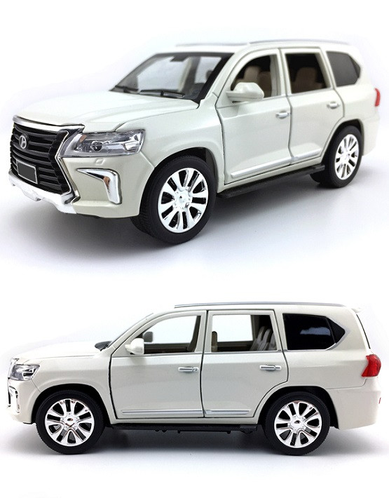 

Машинка металлическая Лексус Lexus LX570 Автопром (7691) Белый