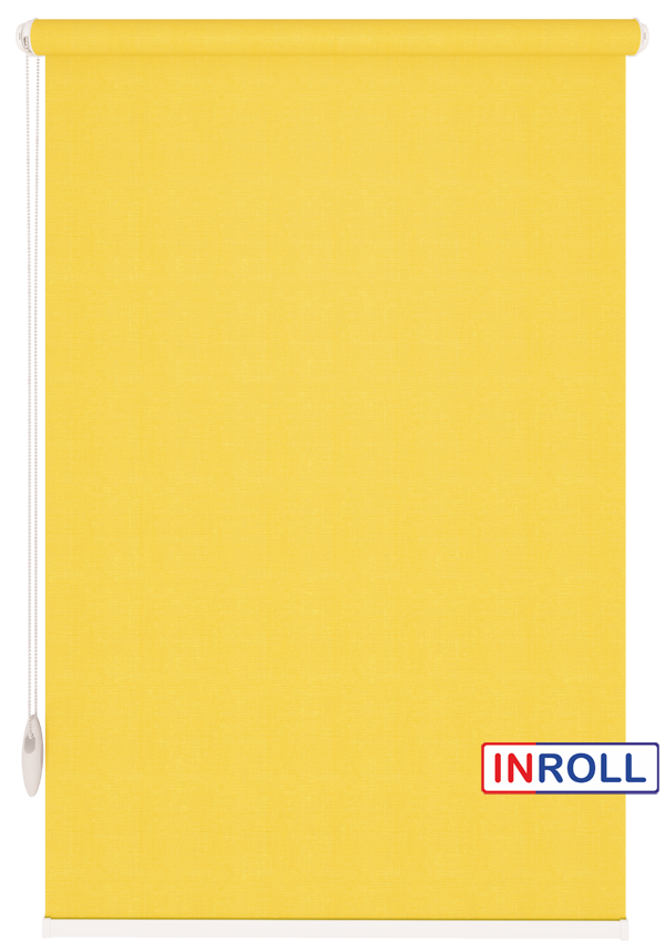 

Ролета тканевая INROLL Есо-Mini 117,5х185 см Camila Лимонный A607