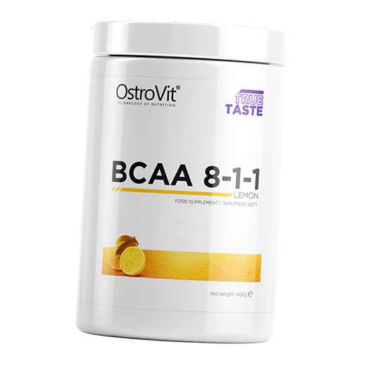 

Аминокислоты, Pure BCAA 8:1:1 , Ostrovit 400г Лимон (28250003)