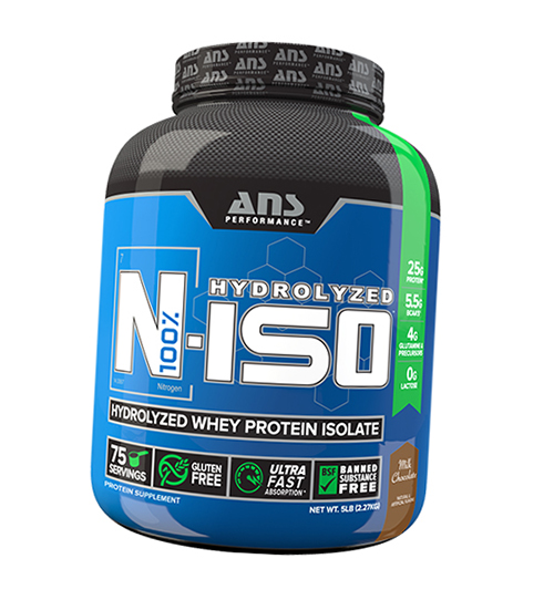 

N-Iso 100% Hydrolyzed ANS Performance 2270г Молочный шоколад (29382001)