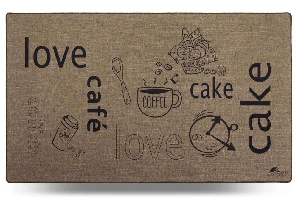 

Универсальный коврик для дома Dariana Лён, Cake, 70x120 см
