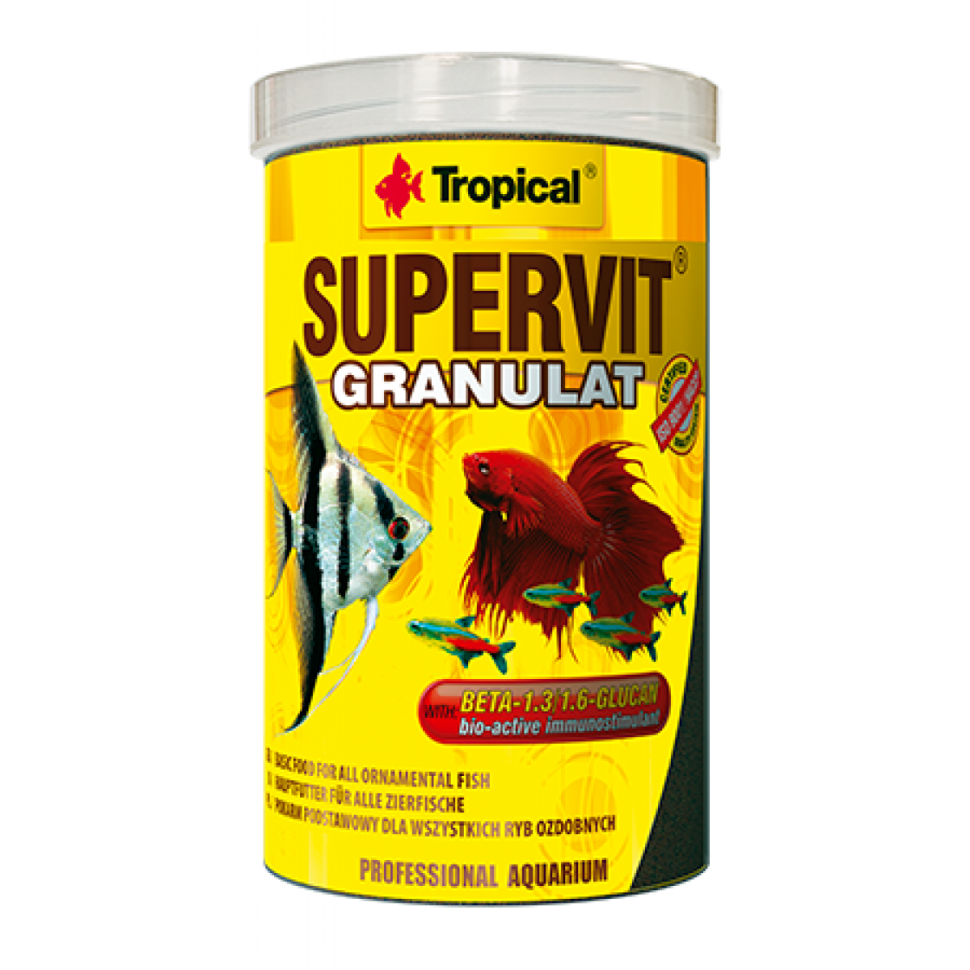 

Корм для аквариумных рыб Tropical SuperVit Granulat в гранулах 1 л