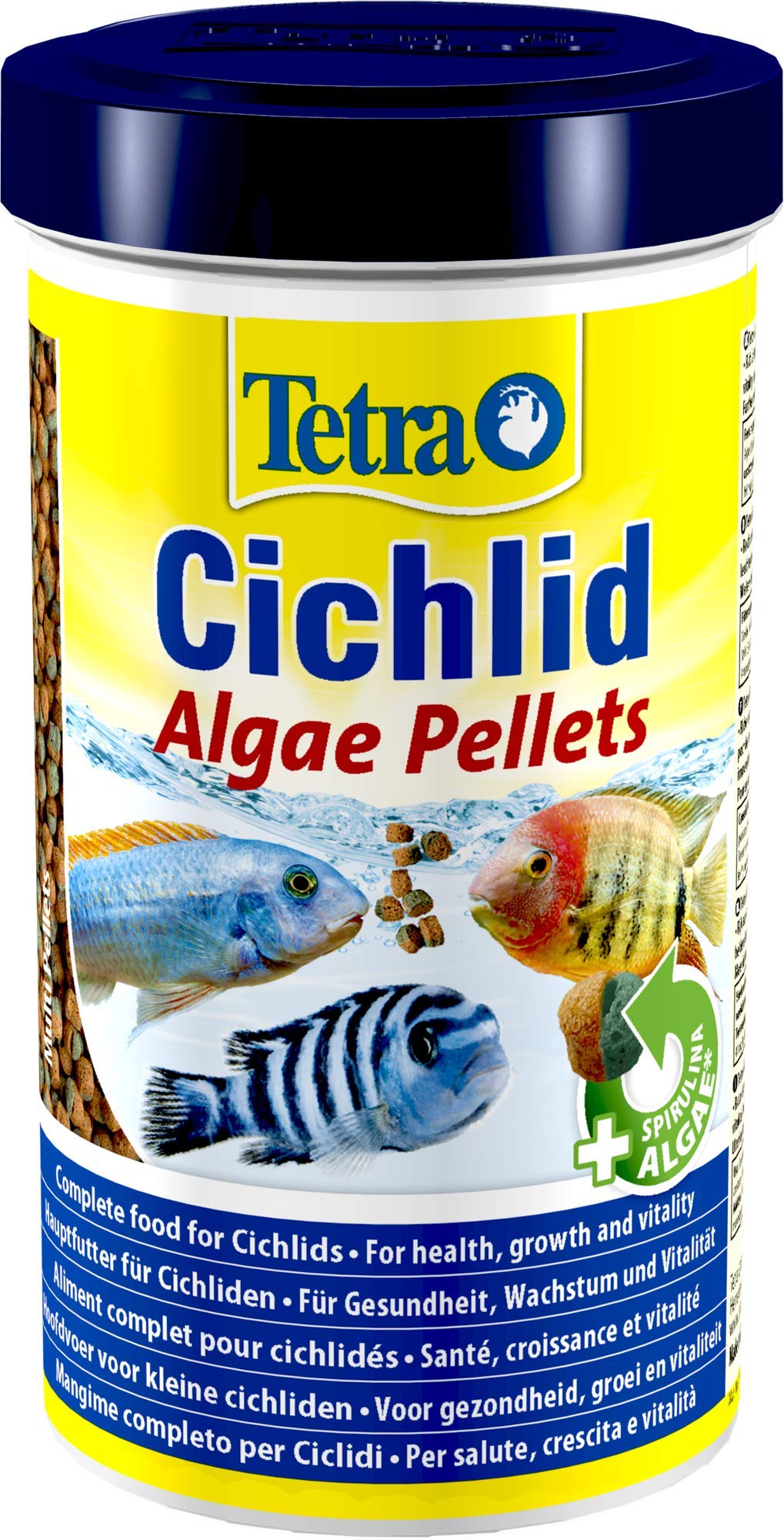 

Корм для аквариумных рыб Tetra Cichlid Algae Pellets в гранулах 500 мл