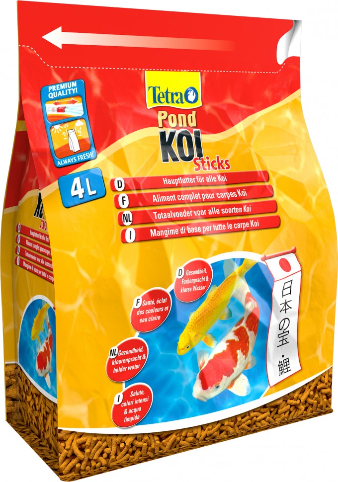 

Корм для прудовых рыб Tetra Pond KOI Sticks в палочках 4 л