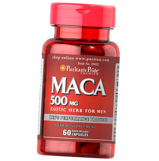 

Перуанская Мака, Maca 500, Puritan's Pride 60капс (71367039)