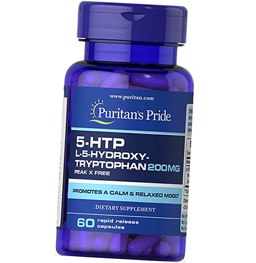 

5 Гидрокситриптофан, 5-HTP 200 Caps, Puritan's Pride 60капс (72367023)