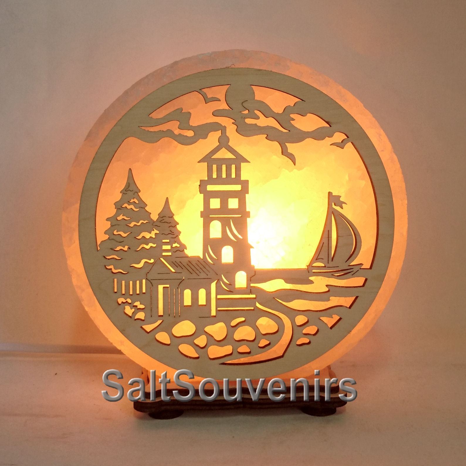 

Соляная лампа EcoDecorLamp Маяк