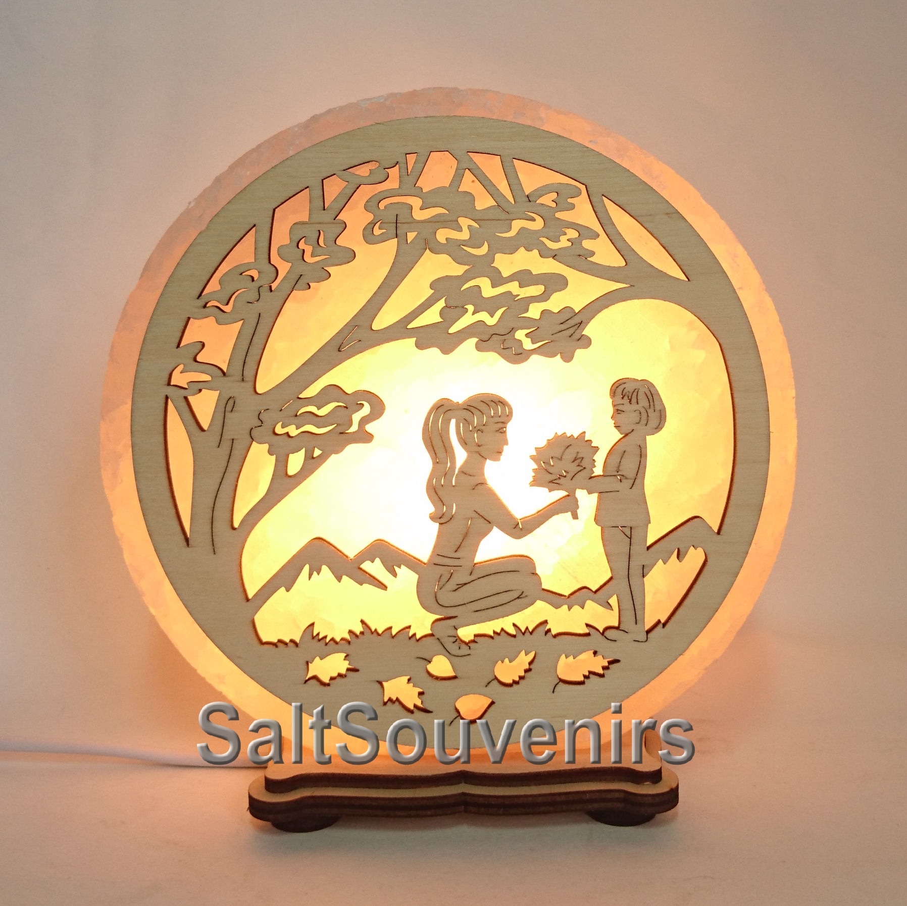 

Соляная лампа EcoDecorLamp Мама и ребенок