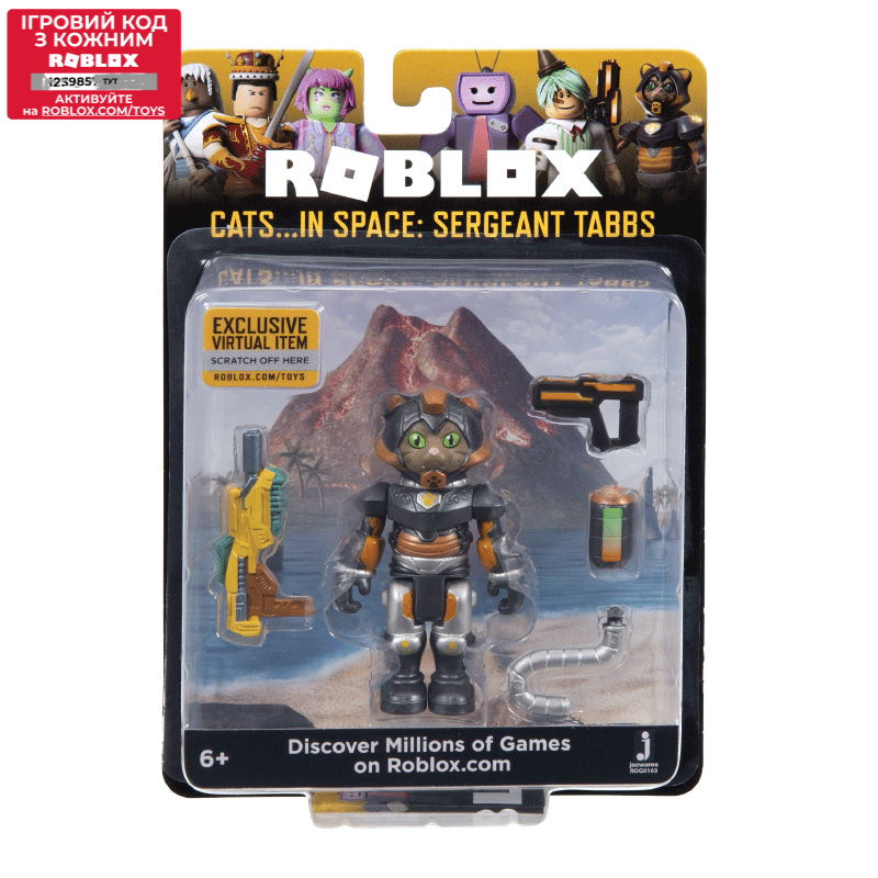

Игровой коллекционный набор Jazwares Roblox Core Figures Cats...IN SPACE: Sergeant Tabbs W5 (ROG0163)
