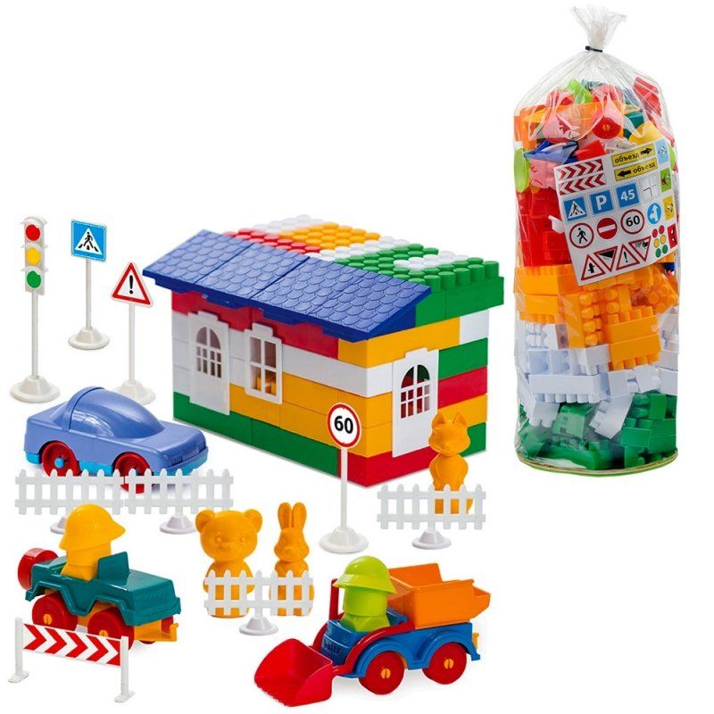 

Конструктор Лидер №5 200 деталей Colorplast (1-054) (146670)