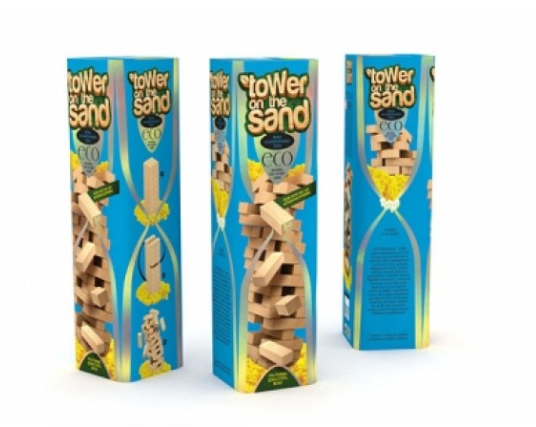 

Настольная игра Дженга Danko Toys Tower on the Sand синяя