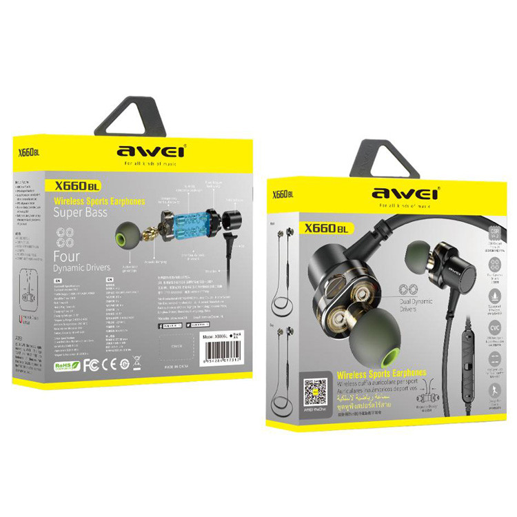 

Наушники Bluetooth Awei X660BL