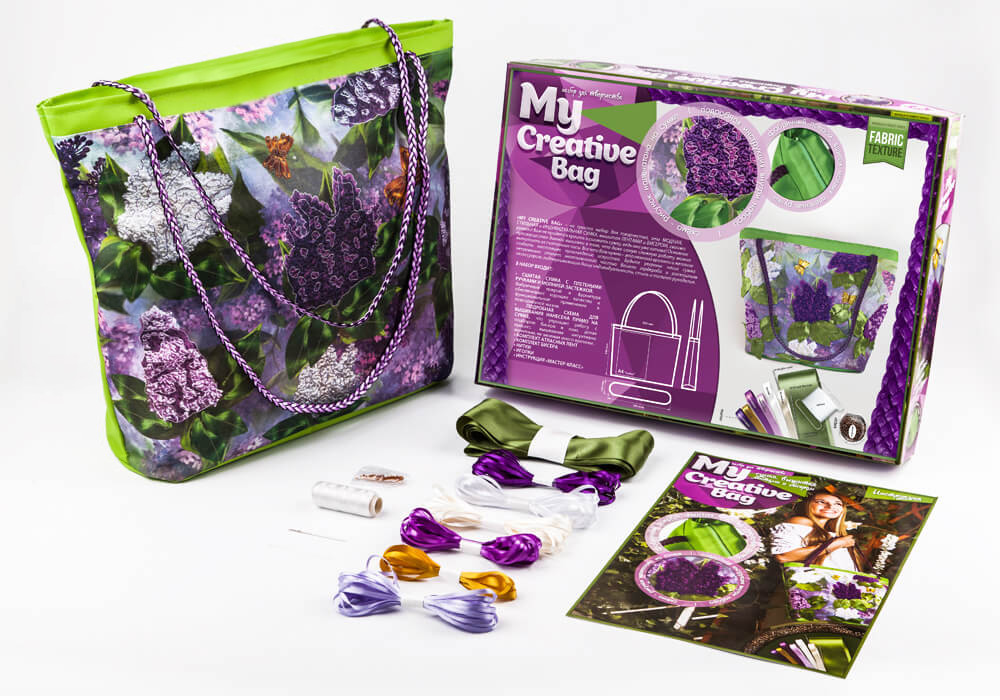 

Набор для вышивки Danko Toys My creative bag / Сирень