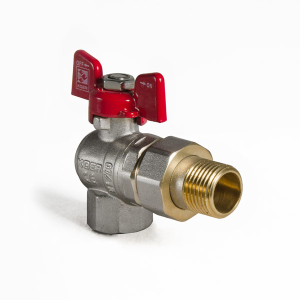 

Кран с американкой 1/2" (KOER KR.228) угловой (KR0016)