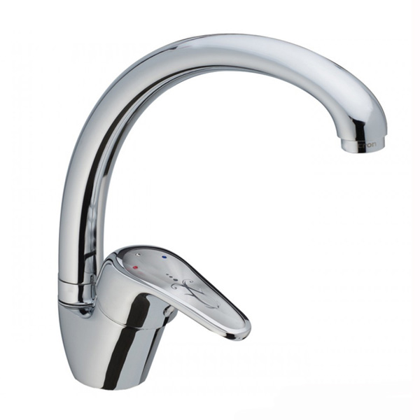 

Смеситель для кухни Haiba MAGIC 011 с серой ручкой (HB0675)