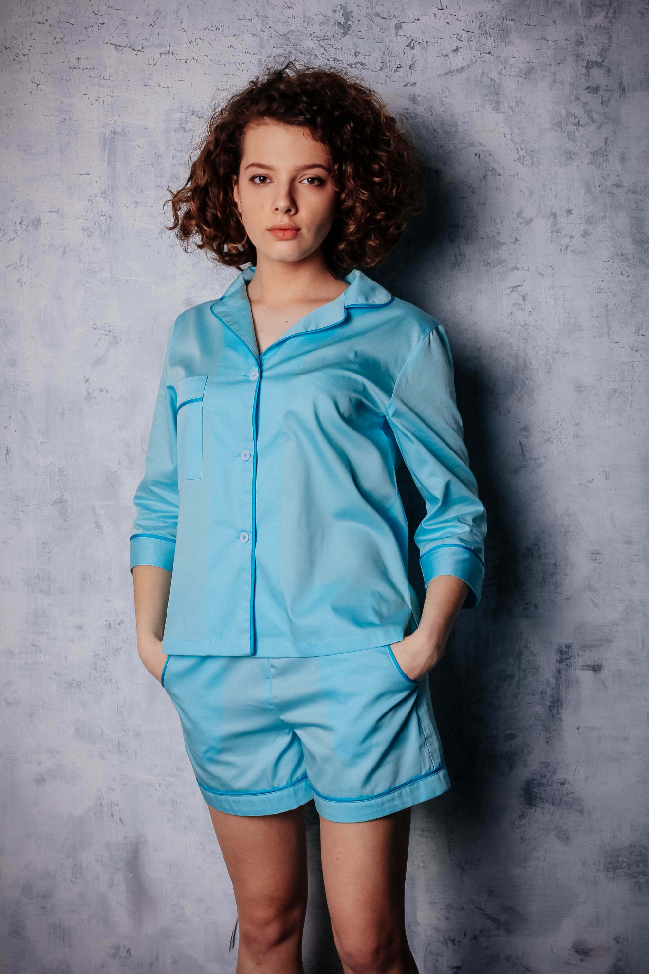 

Пижама Sleeping mood Тиффани  lightblue, Пижама Sleeping mood Тиффани S lightblue