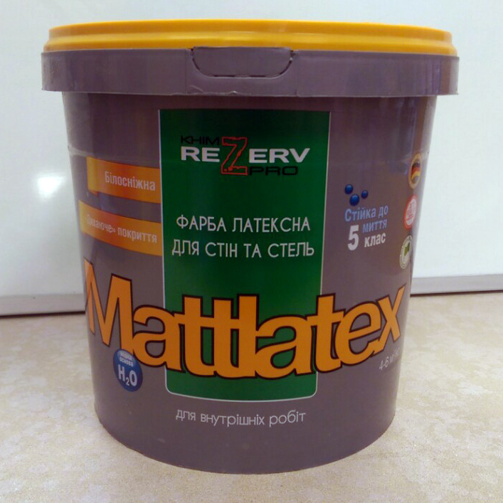 

Краска Mattlatex KhimrezervPRO, 2,7 л