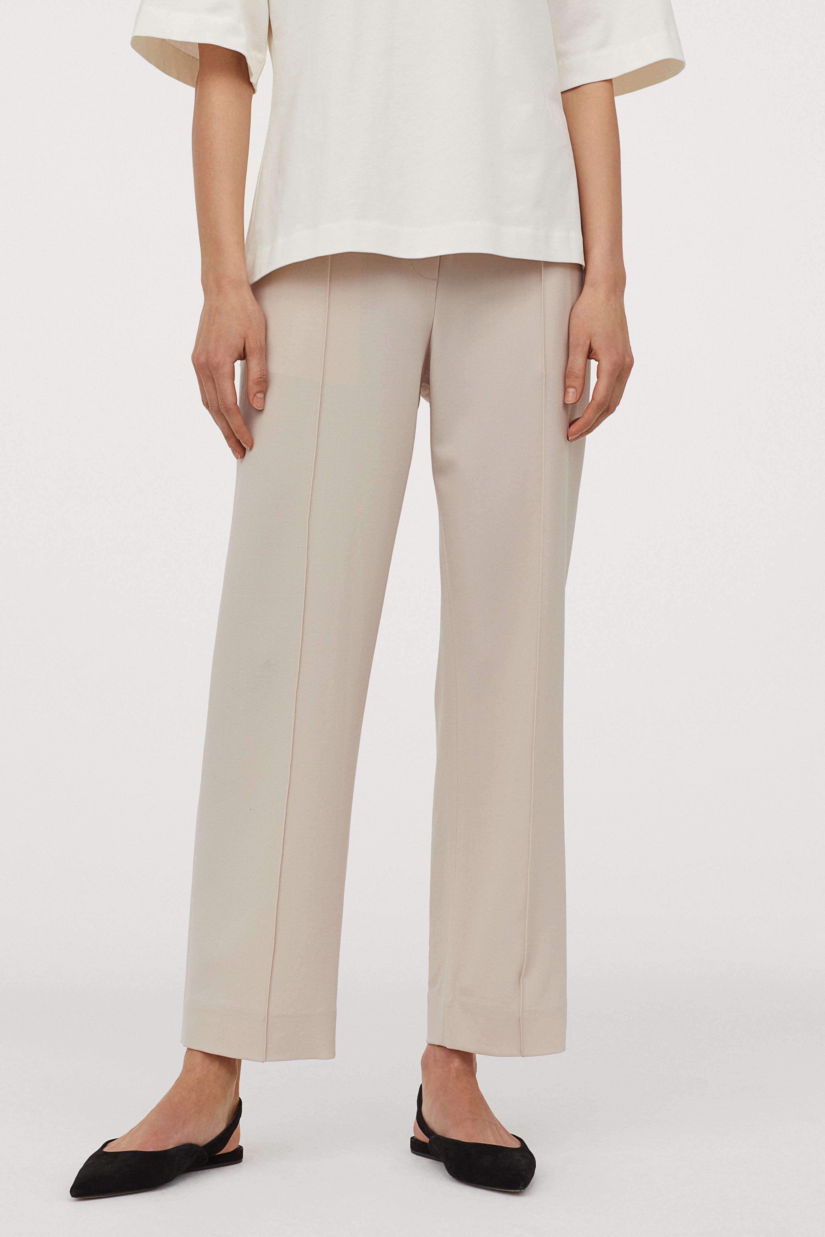 

Брюки H&M 8394821RP8 38 Светло-бежевые
