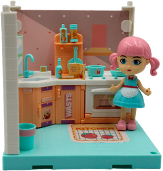 

Игровой набор Funky Toys Милый уголок Кухня с куклой (FT3103)