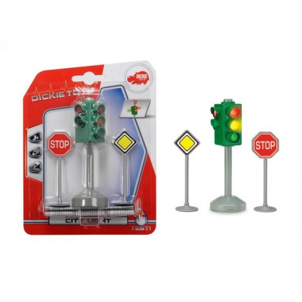 

Игровой мини набор Светофор и дорожные знаки Dickie Toys