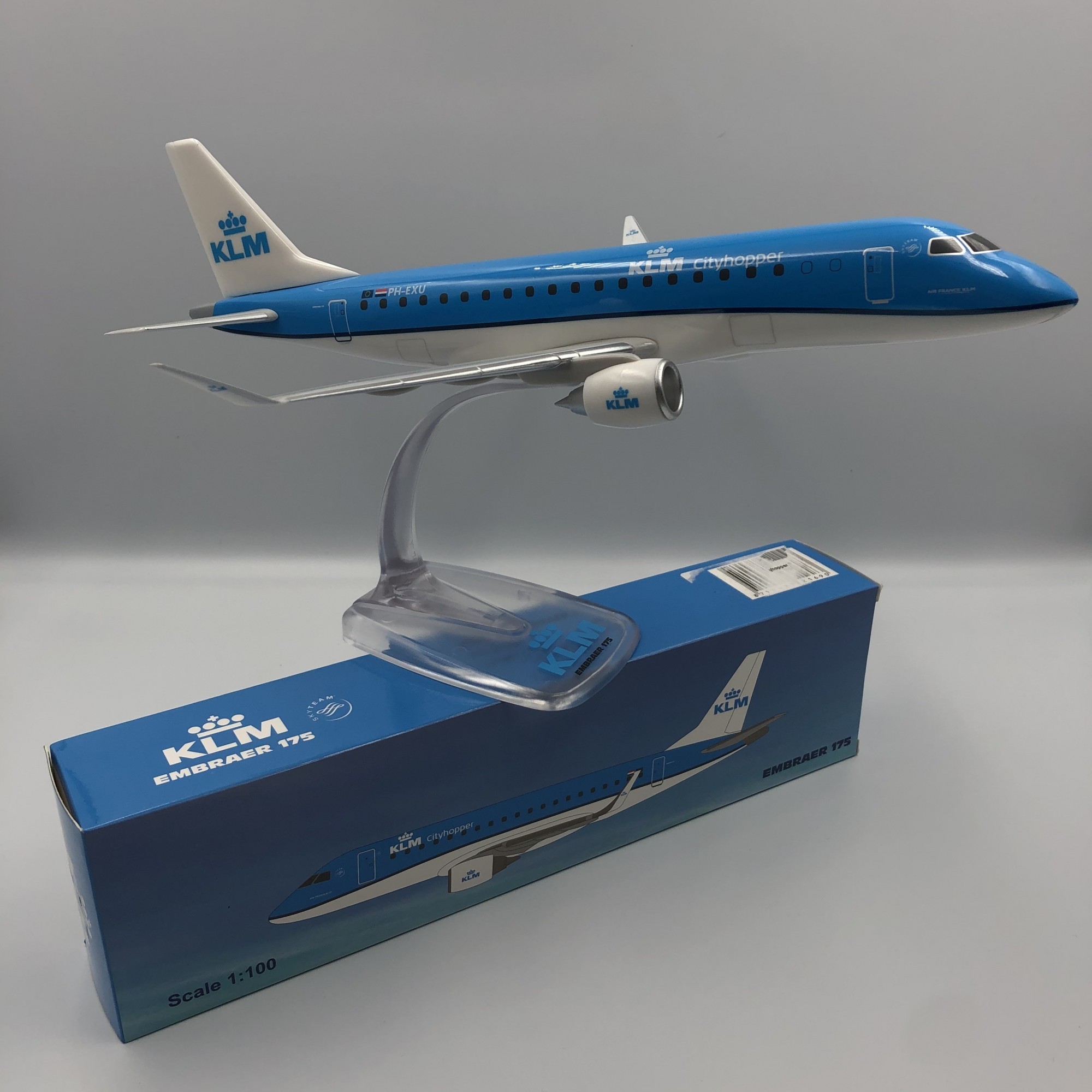 

Модель літака Embraer ERJ175 KLM Cityhopper PH-EXU